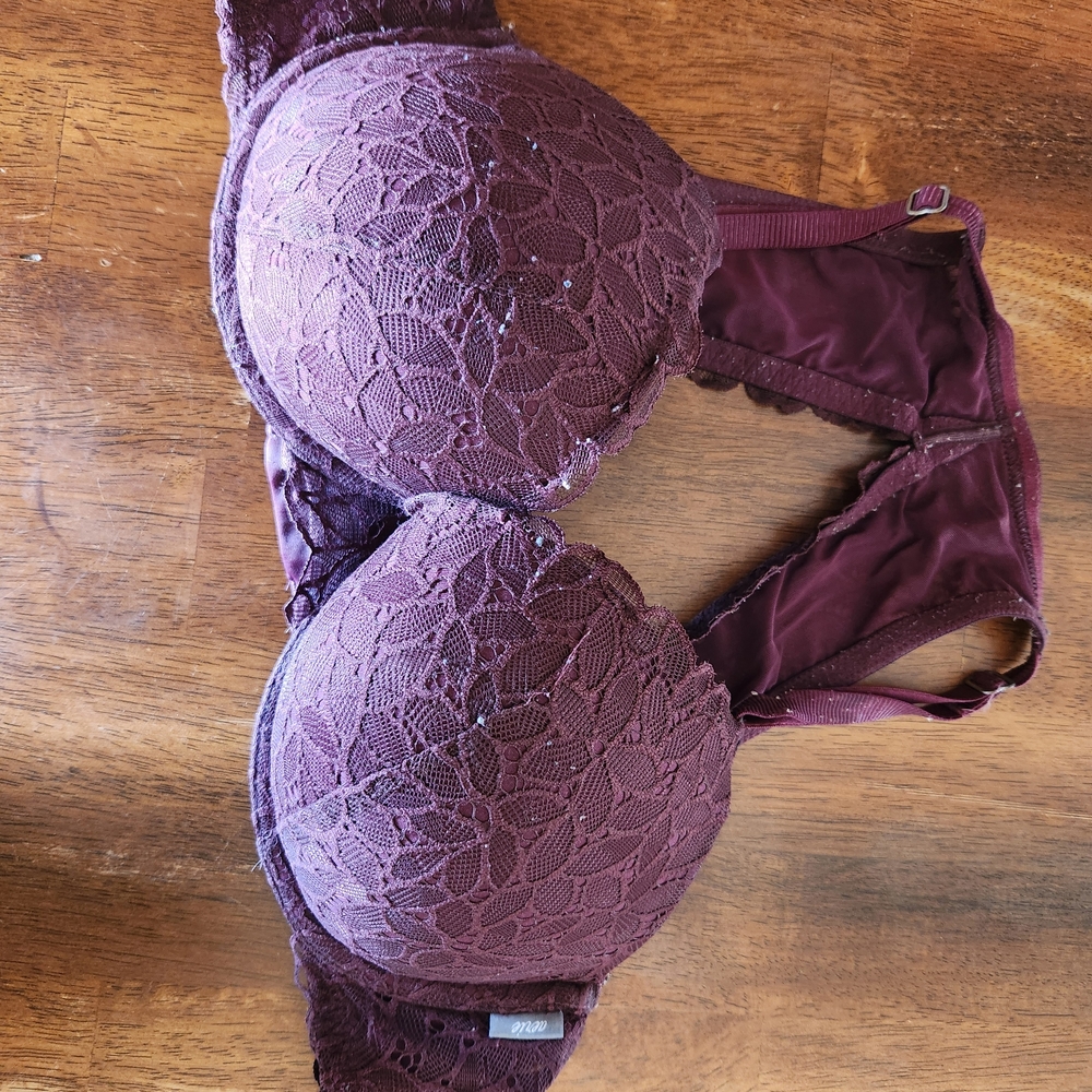 Aerie Lace Bra in Deep Purple